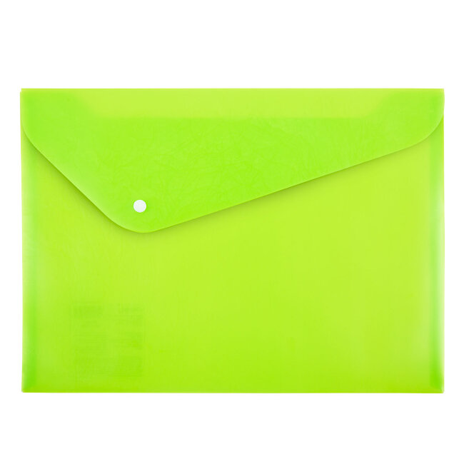 "Expert Complete" Trend NEON Папка-конверт с кнопкой A4 180 мкм волокно, лайм EC211130021