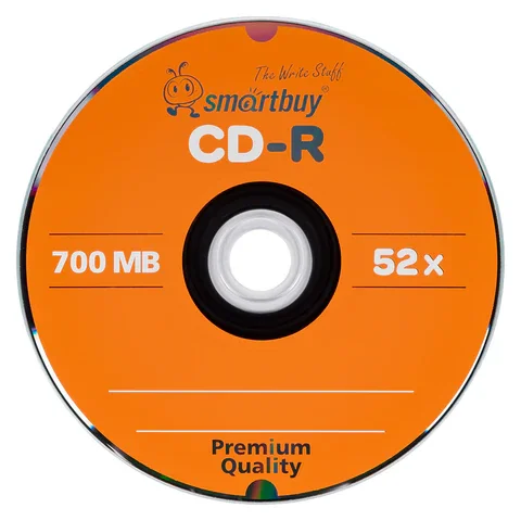 Диски CD-R SMARTBUY, 700 Мб, 52x, Bulk (упаковка на шпиле), КОМПЛЕКТ 100 шт., SBCD-R100S Диски CD-R SMARTBUY, 700 Мб, 52x, Bulk (упаковка на шпиле), КОМПЛЕКТ 100 шт., SBCD-R100S